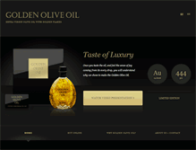 Tablet Screenshot of goldenoliveoil.com